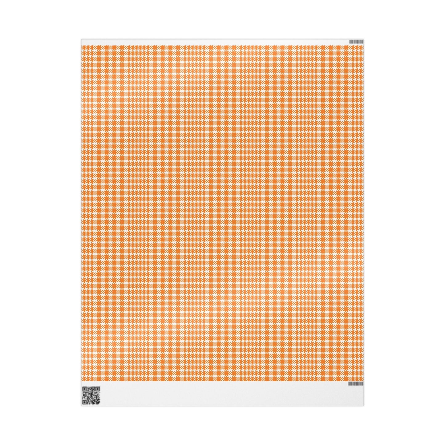 Gift Wrap | Orange & White | Tweed
