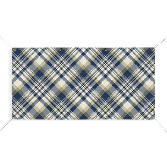 Banner | Gold & Blue | Tartan