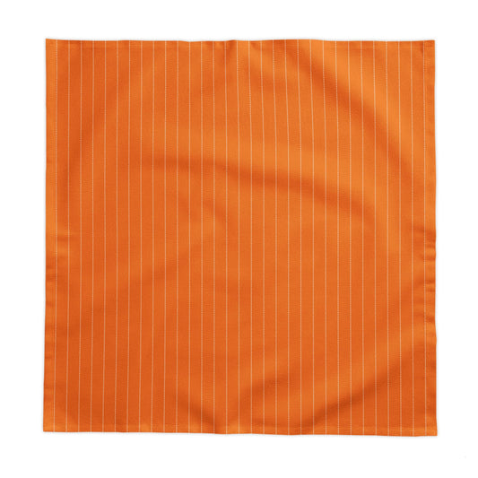 Tablecloth | Orange & White | Pinstripe