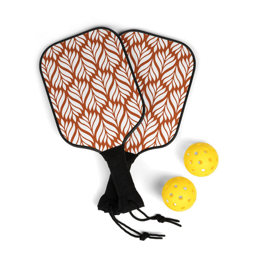 Pickleball Paddle Kit | Dark Orange & White | Palm
