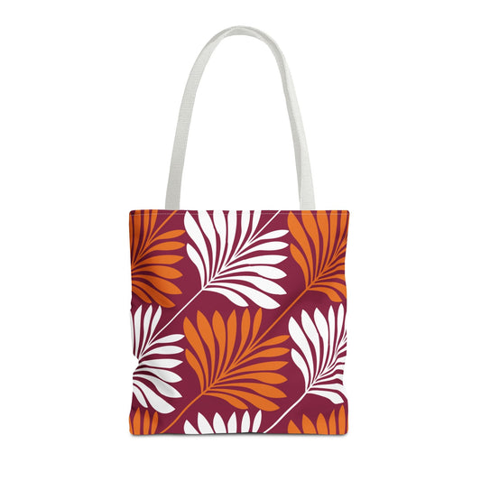 Tote Bags | Maroon & Orange | Deco
