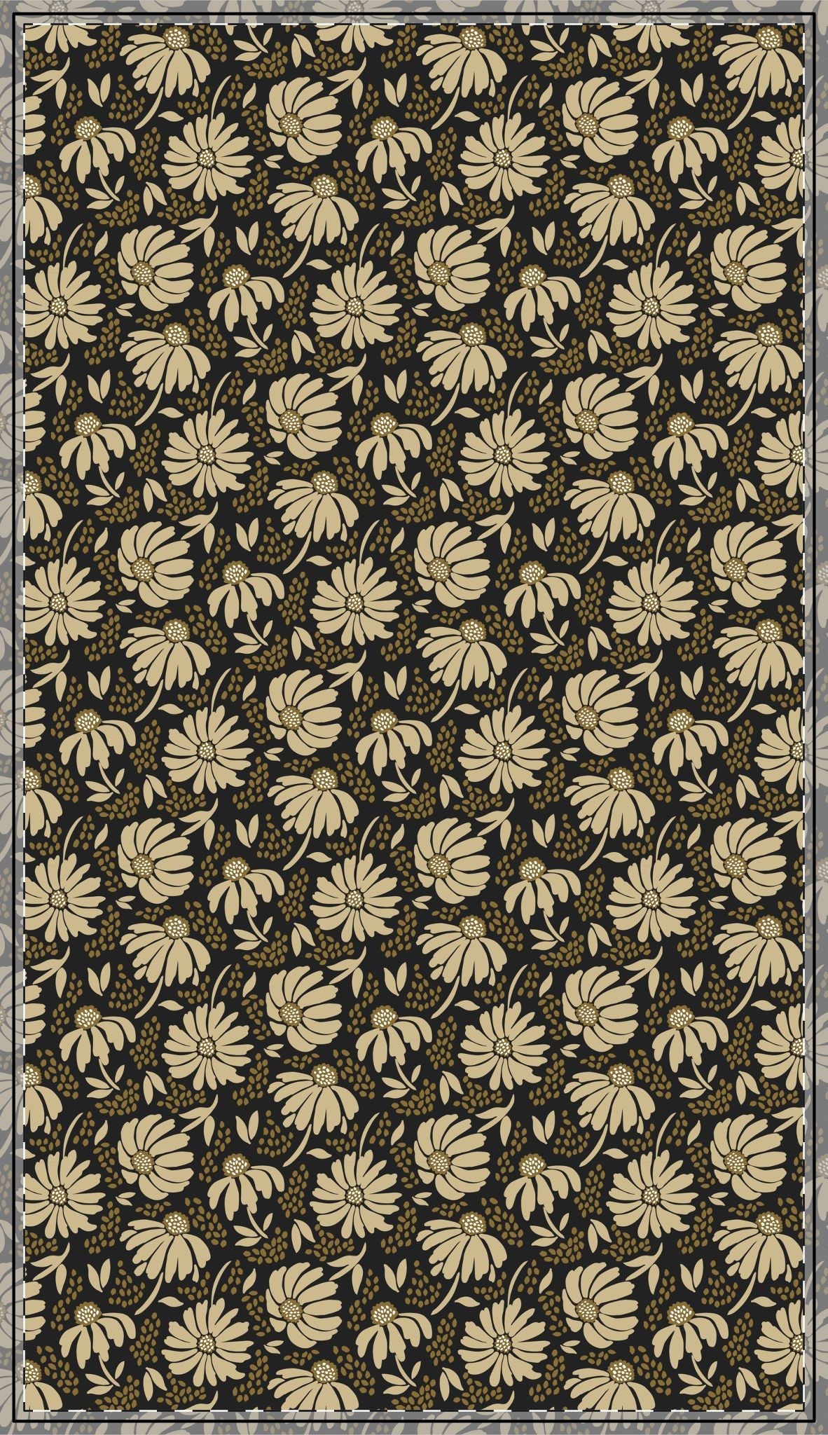 Tablecloth | Black & Gold | Bellis