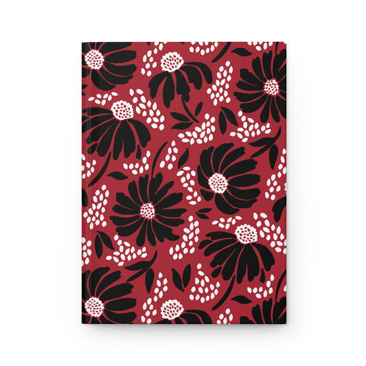 Hardcover Journal | Red & Black | Bellis