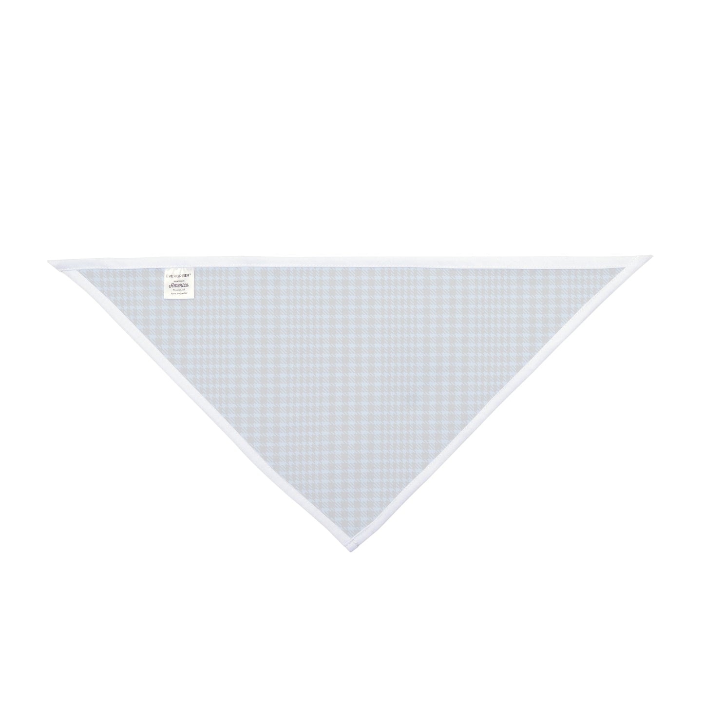 Pet Bandana | Light Blue & White | Tweed