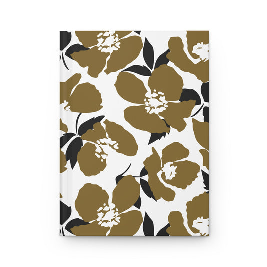 Hardcover Journal | Black & Gold | Poppy
