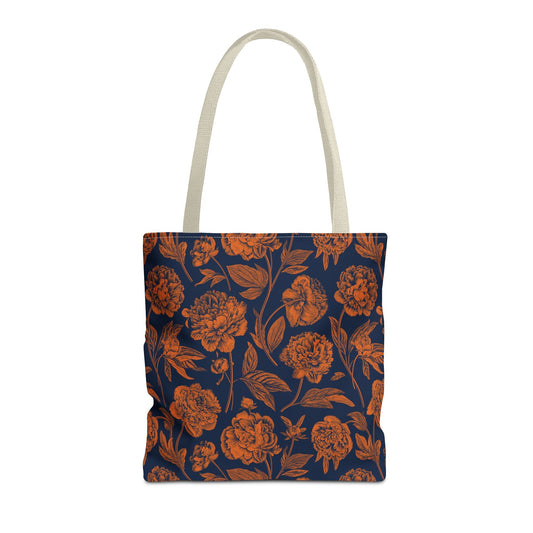 Totes | Orange & Blue | Peony