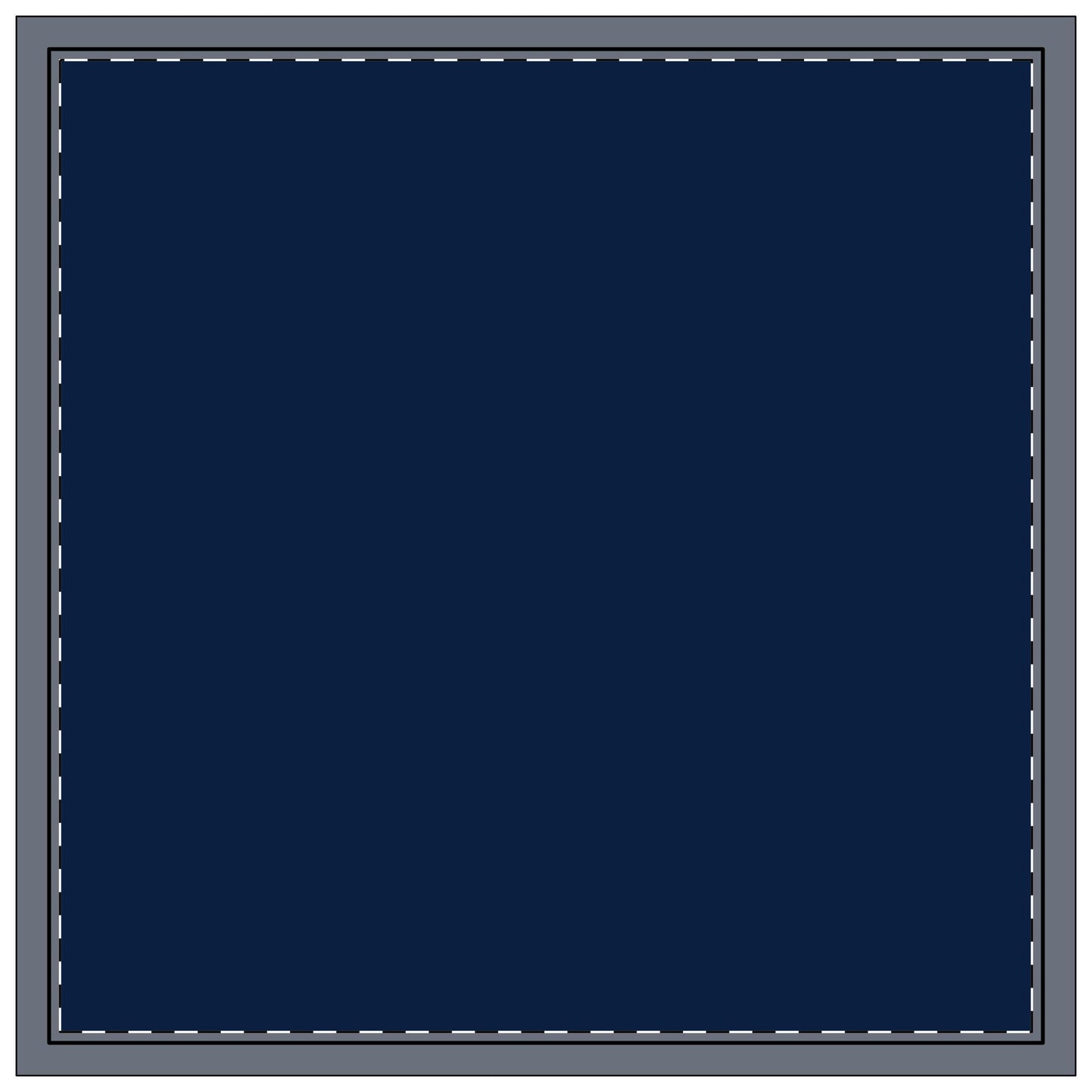 Napkin 4-set | Navy & White | Dark