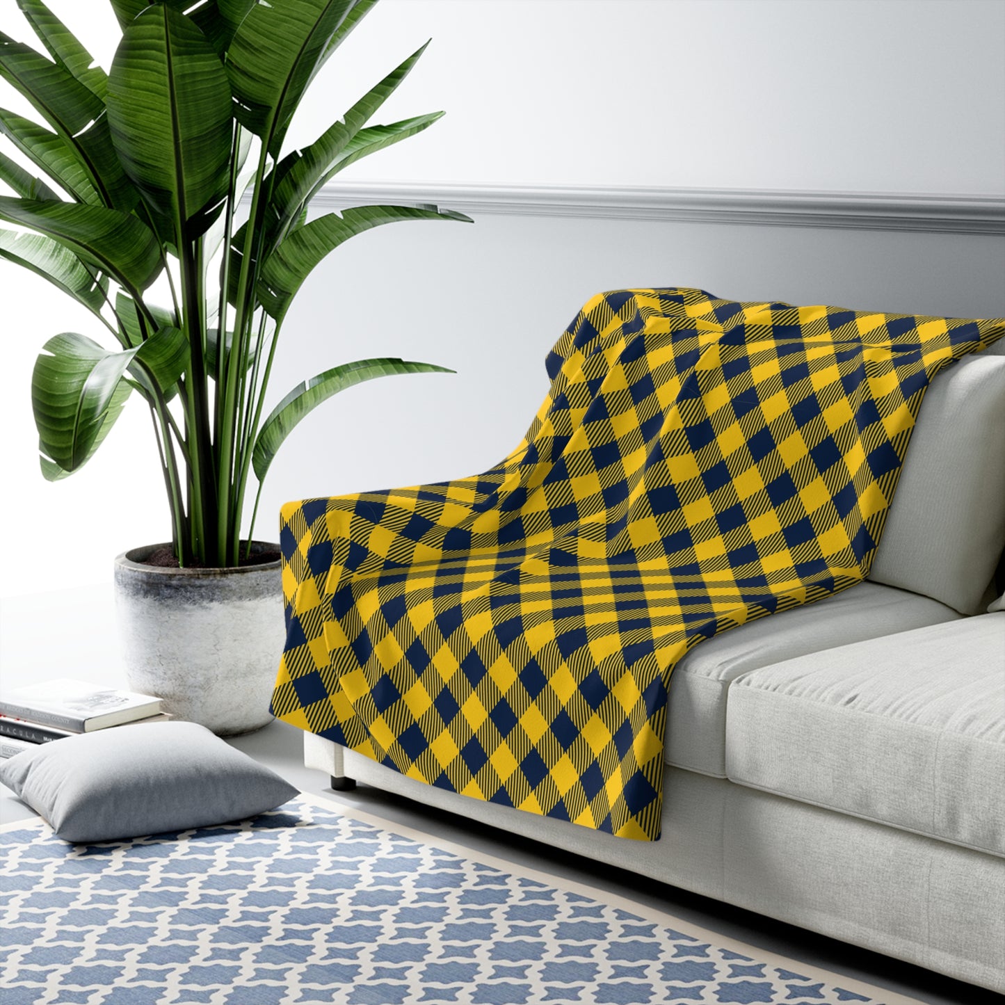 Sherpa Blanket | Ann Arbor, Michigan | Gingham