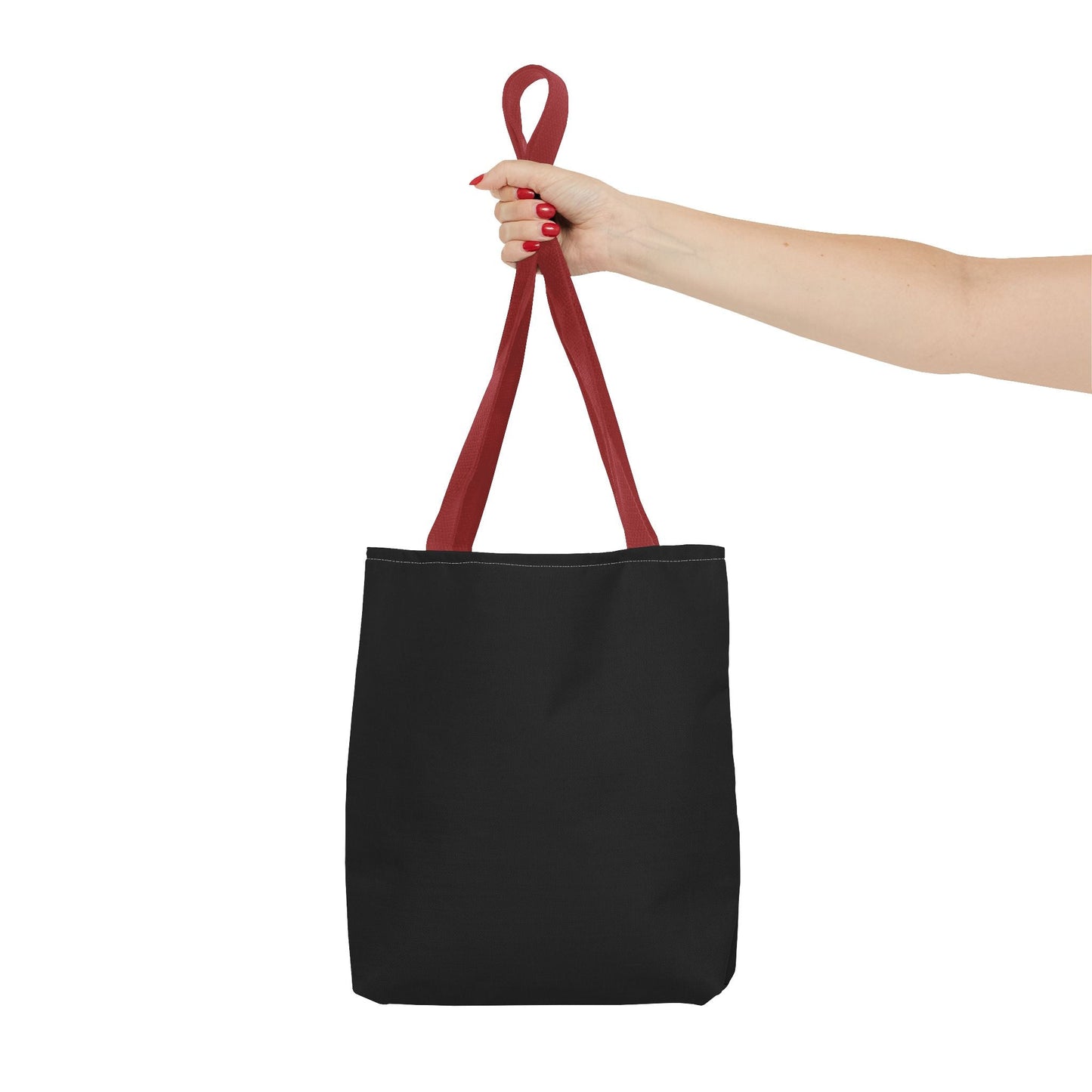Tote Bag | Red & Black | Black