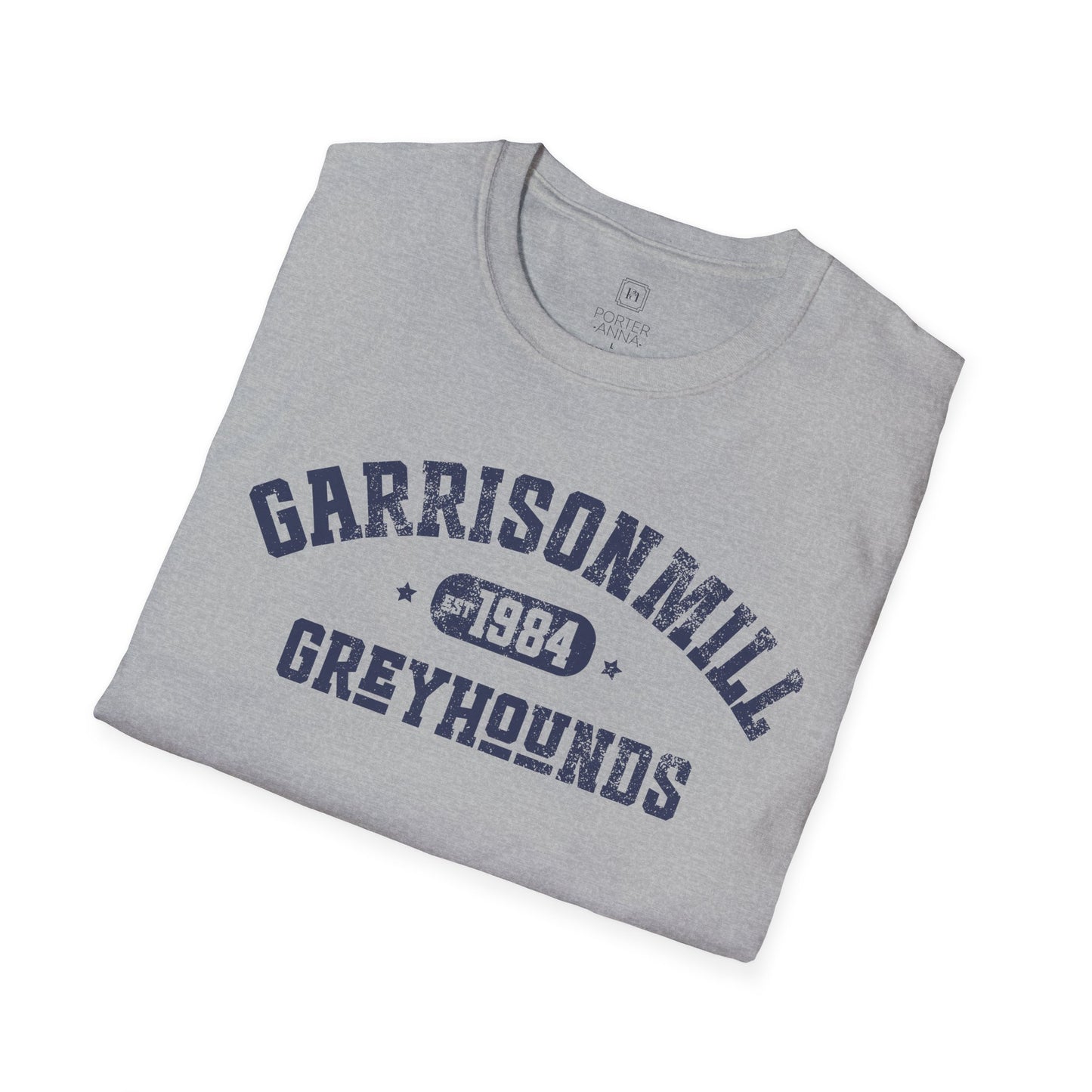 Adult Tee | Greyhounds | Vintage Blue