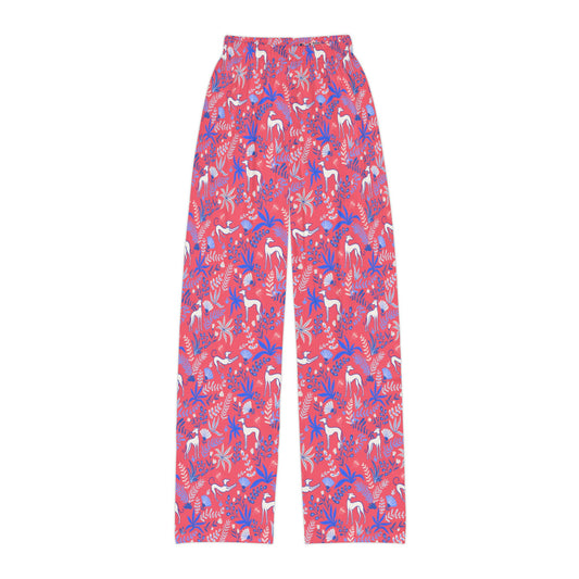 Youth PJ Pants | Greyhounds | Pink Fern