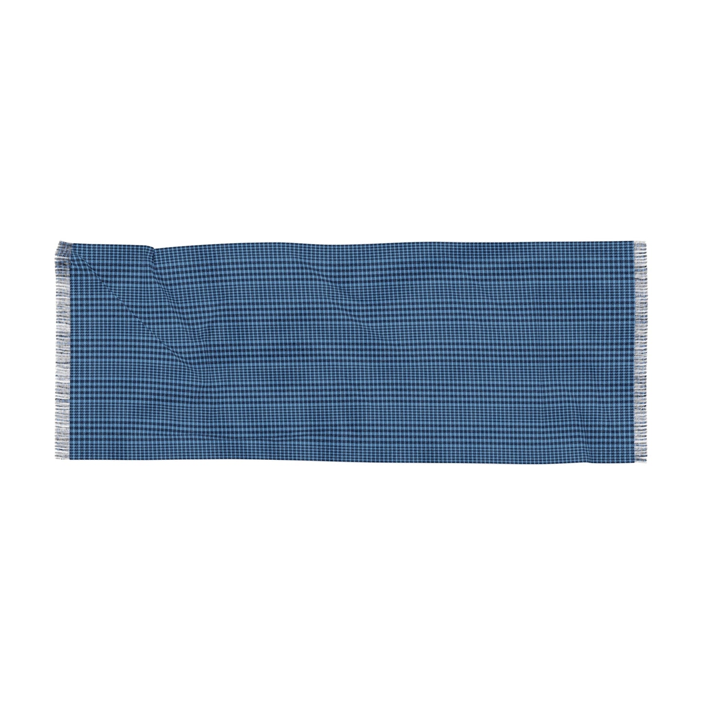 Scarf | Light Blue & White | Tweed