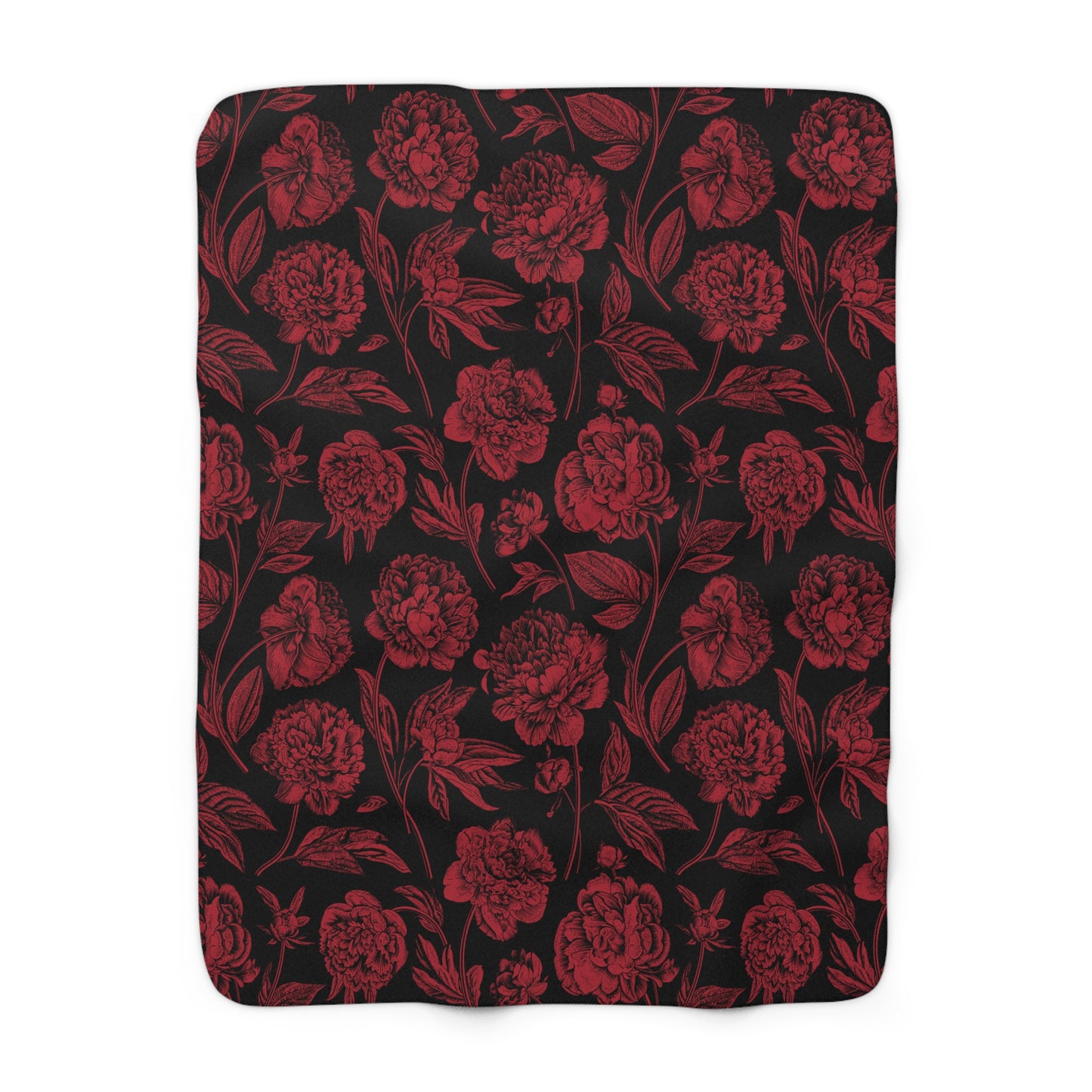 Sherpa Fleece Blanket | Athens, Georgia | Peony