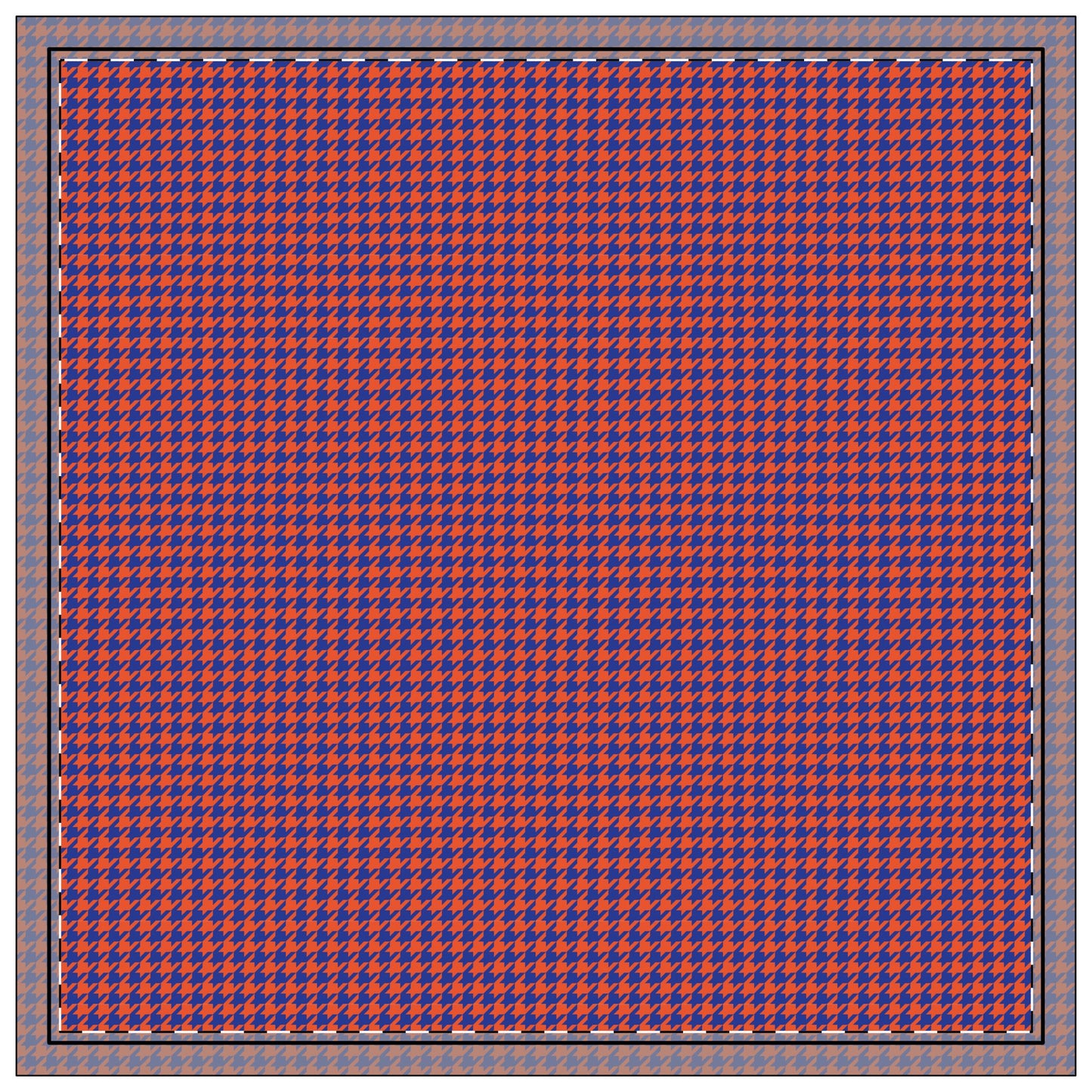 Napkin 4-set | Gainesville, Florida | Houndstooth