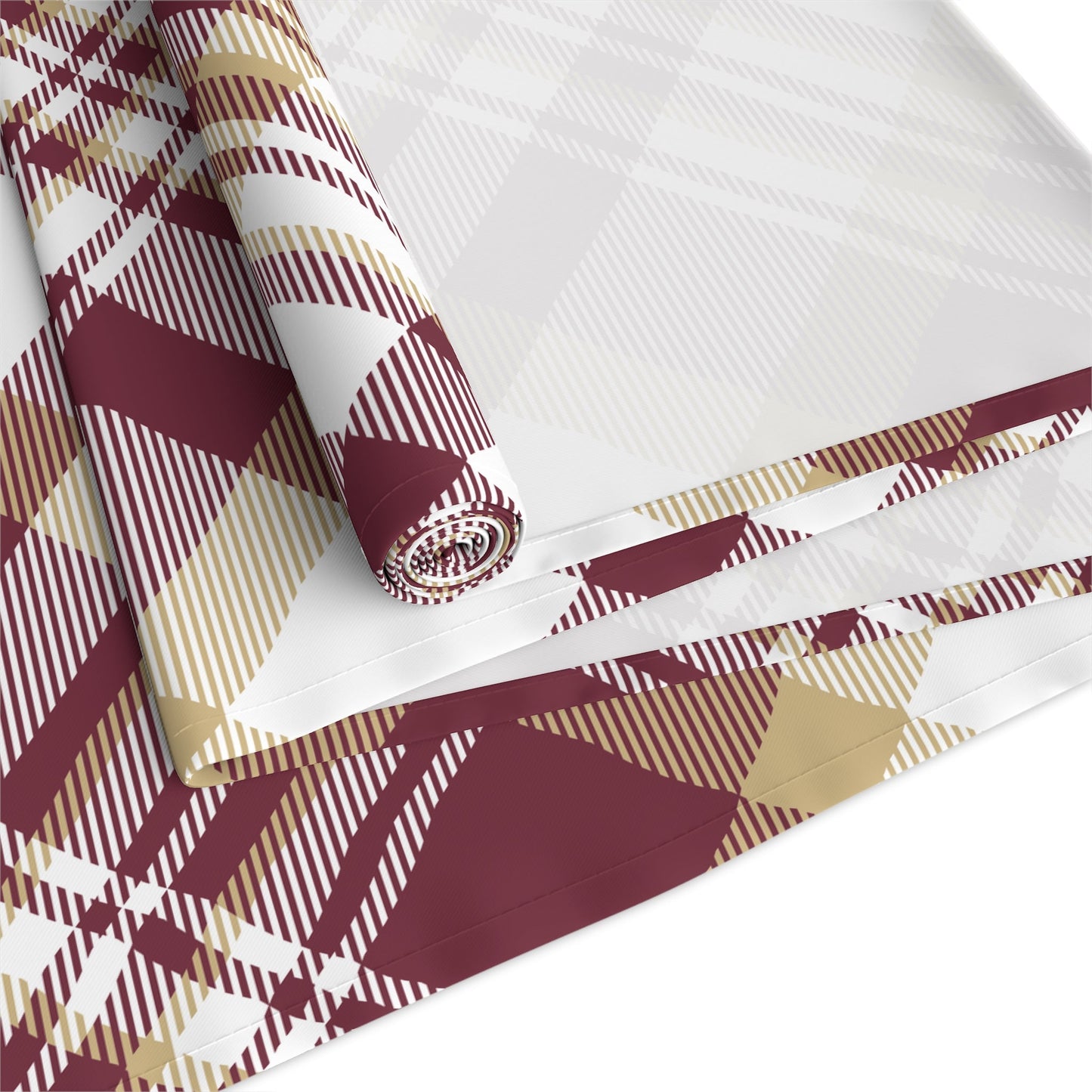 Table Runner | Maroon & Gold | Tartan