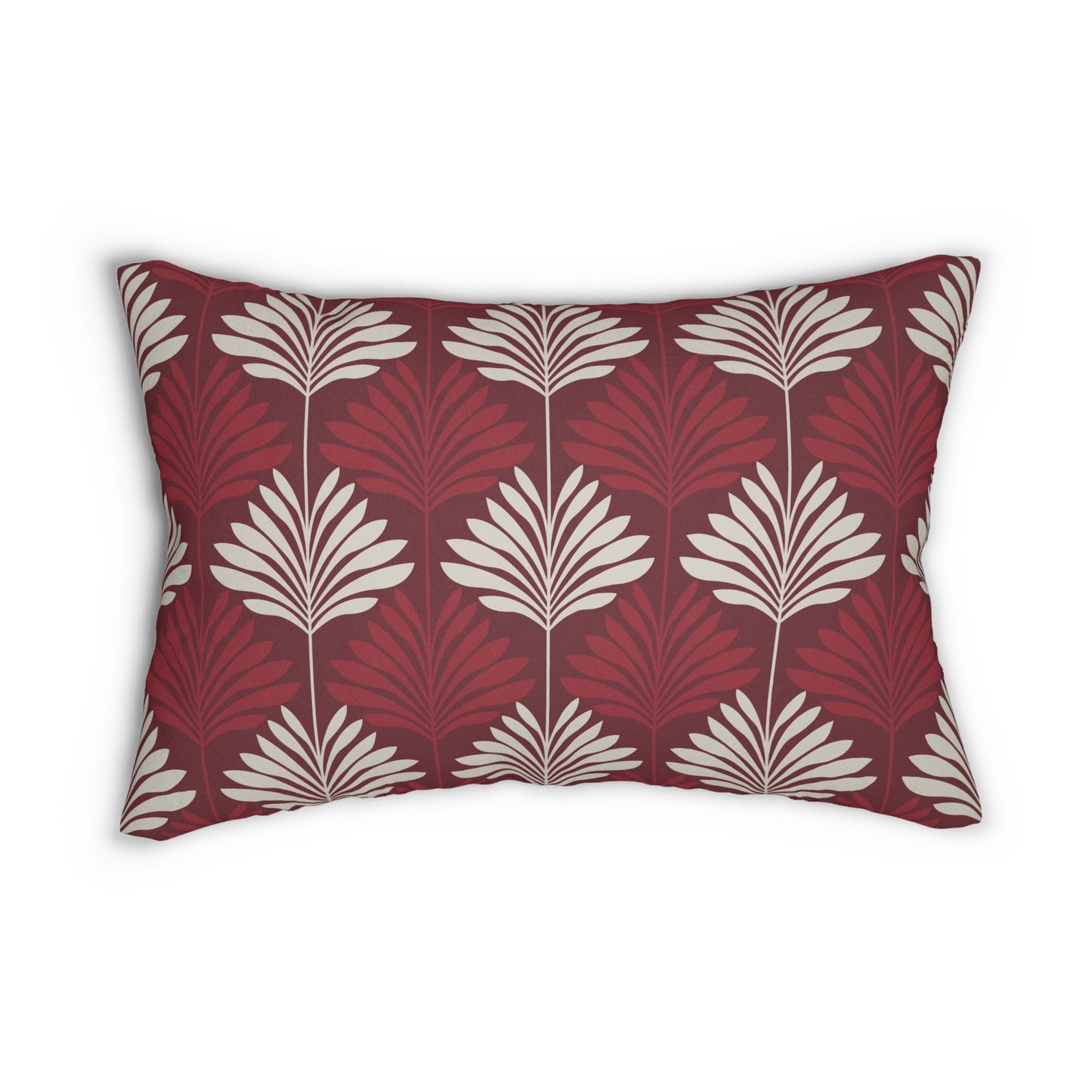 Pillow | Maroon & White | Deco