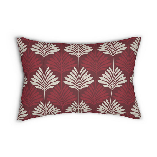 Pillow | Maroon & White | Deco