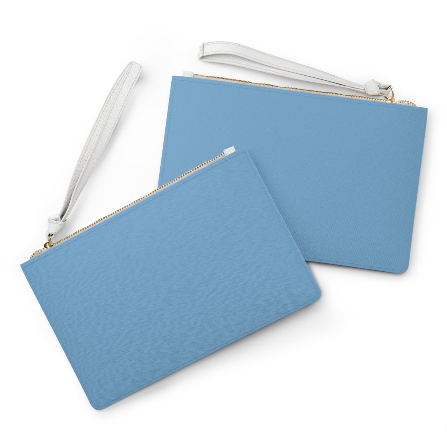 Clutch Bag | Light Blue & White | Light