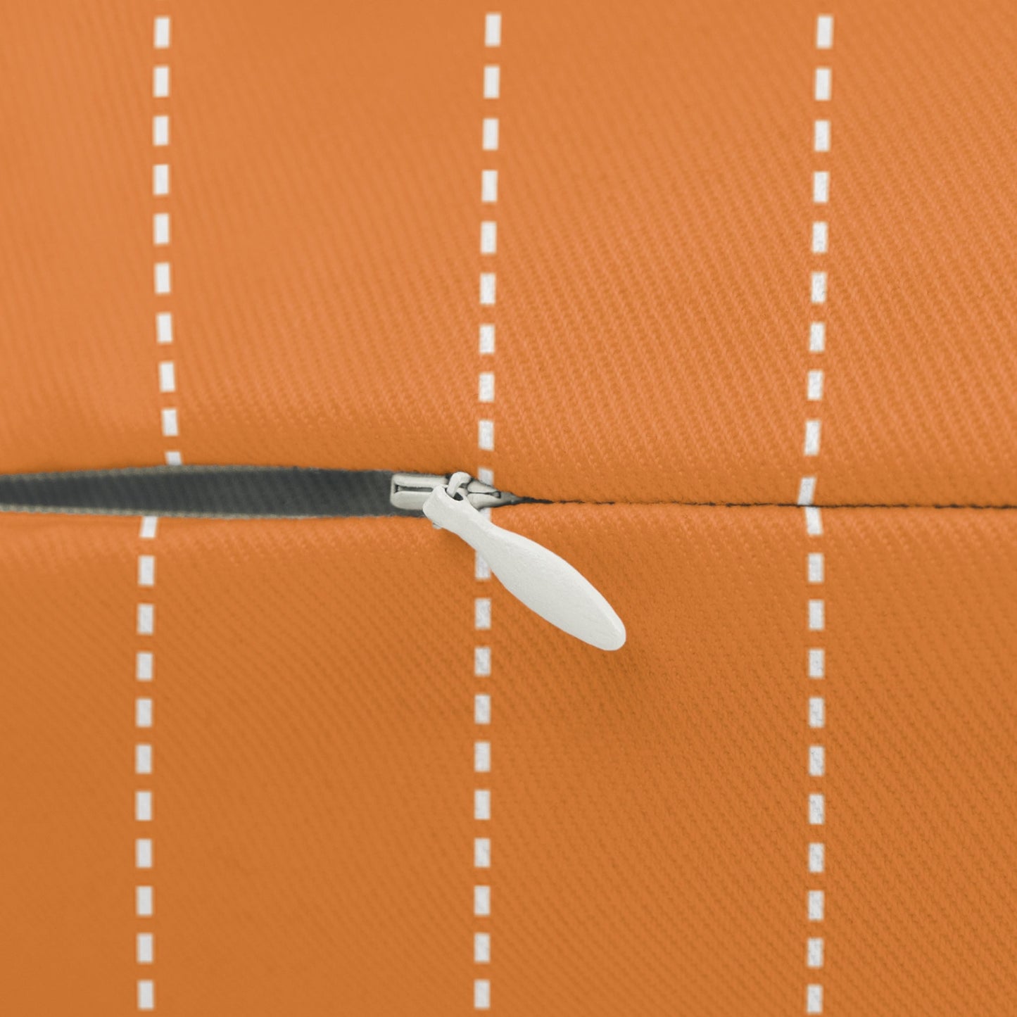 Pillow | Orange & White | Pinstripe