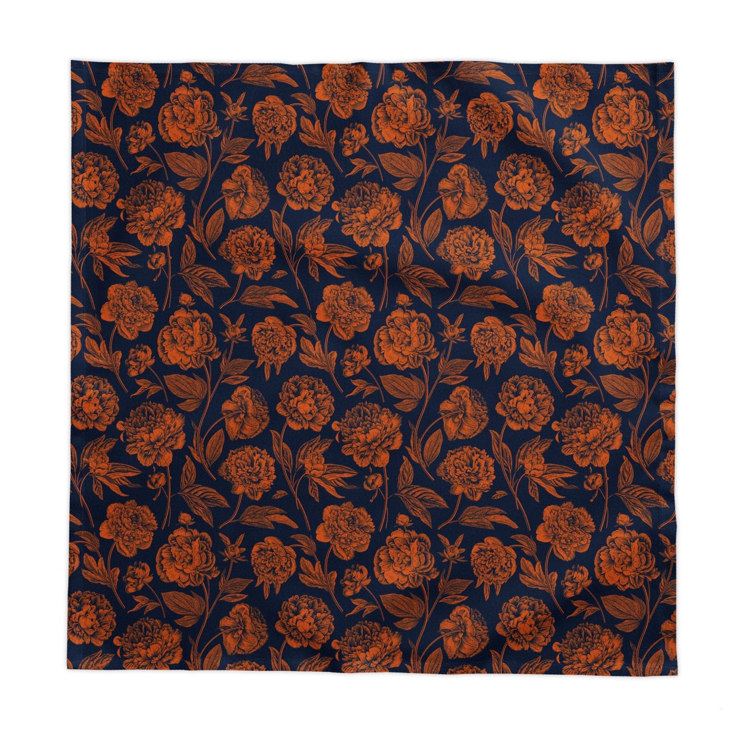 Tablecloth | Orange & Blue | Peony