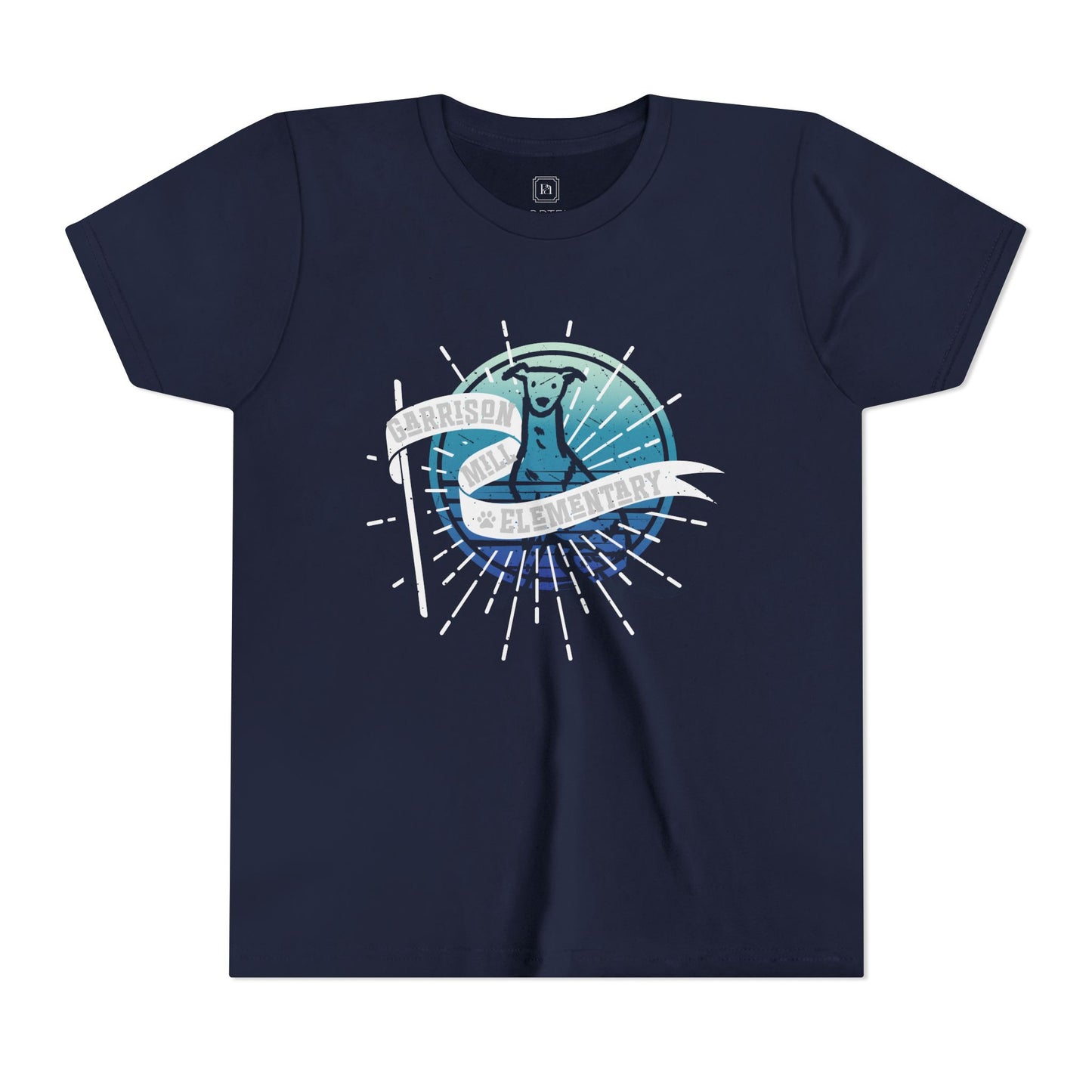 Youth Tee | Greyhounds | Teal Burst