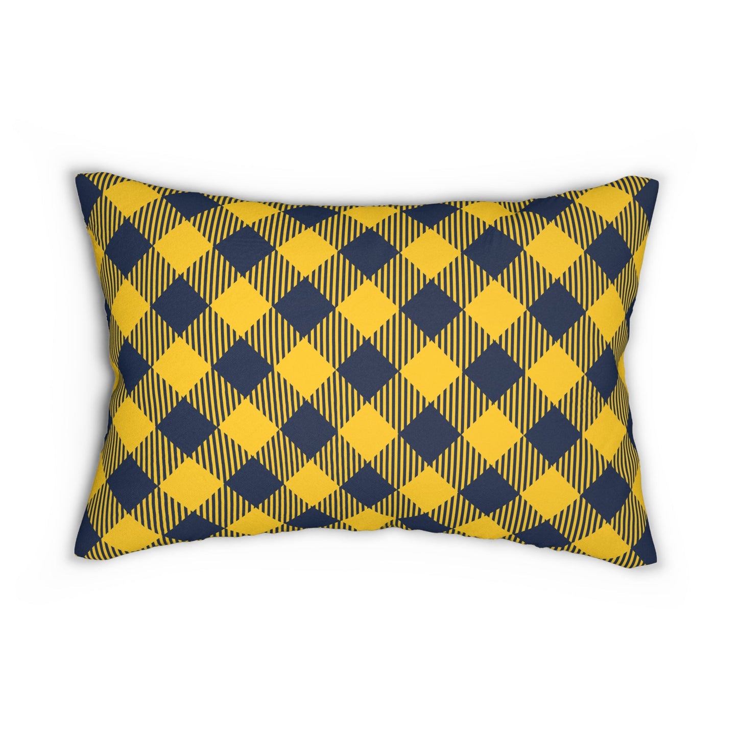 Pillow | Yellow & Blue | Gingham