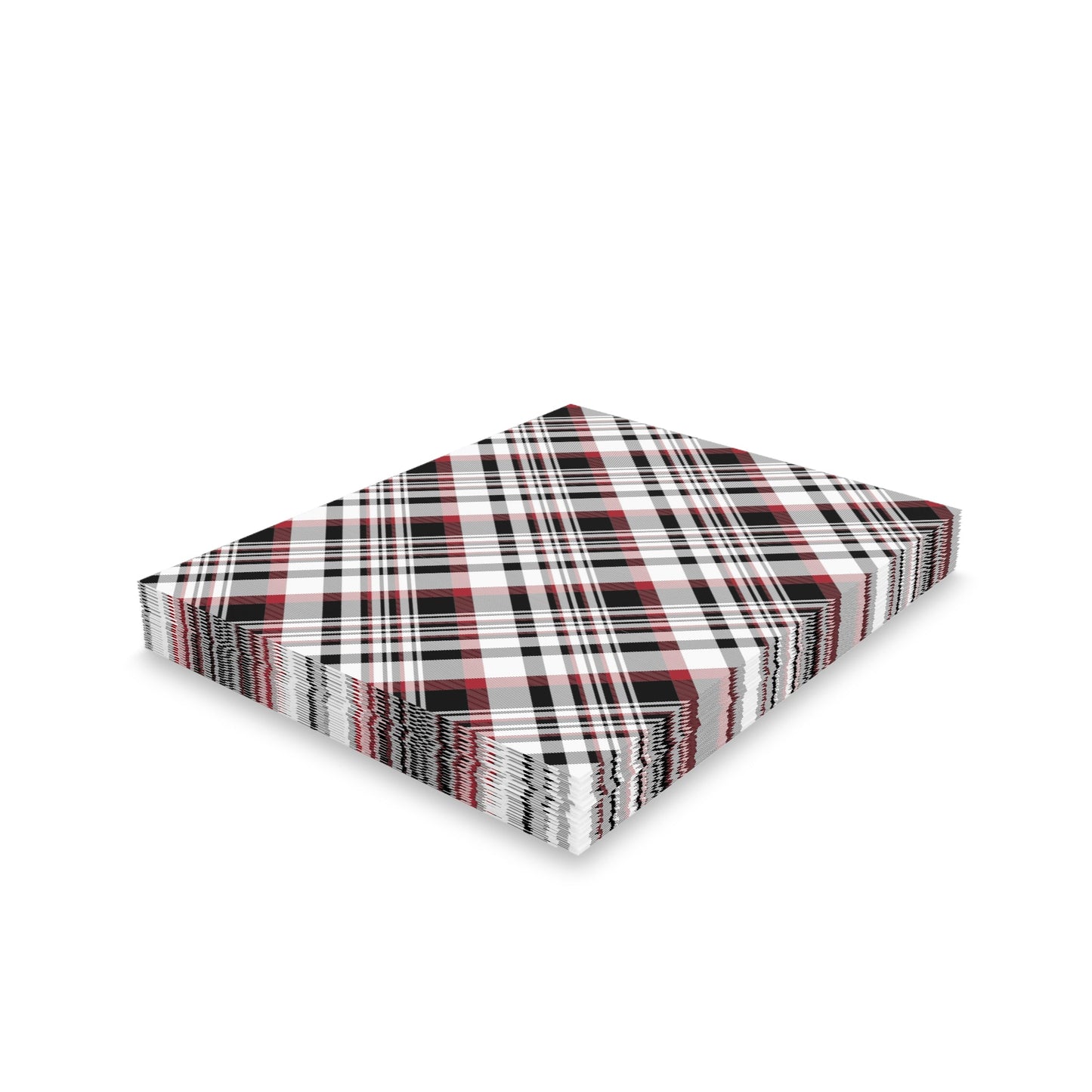 Notecards Set | Red & Black | Tartan