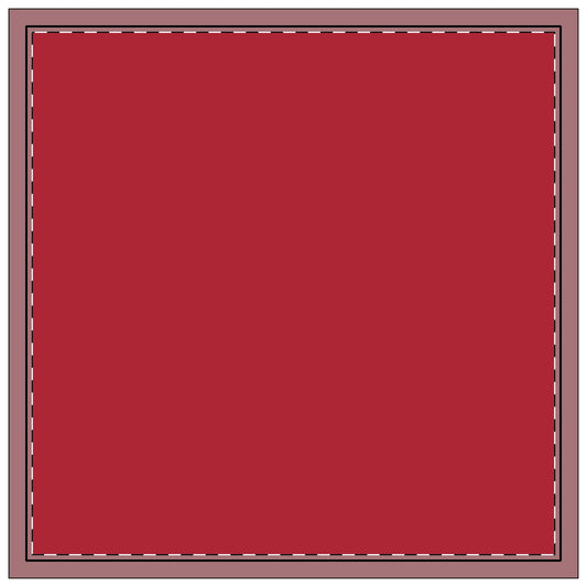 Napkin 4-set | Athens, Georgia | Light (Red)