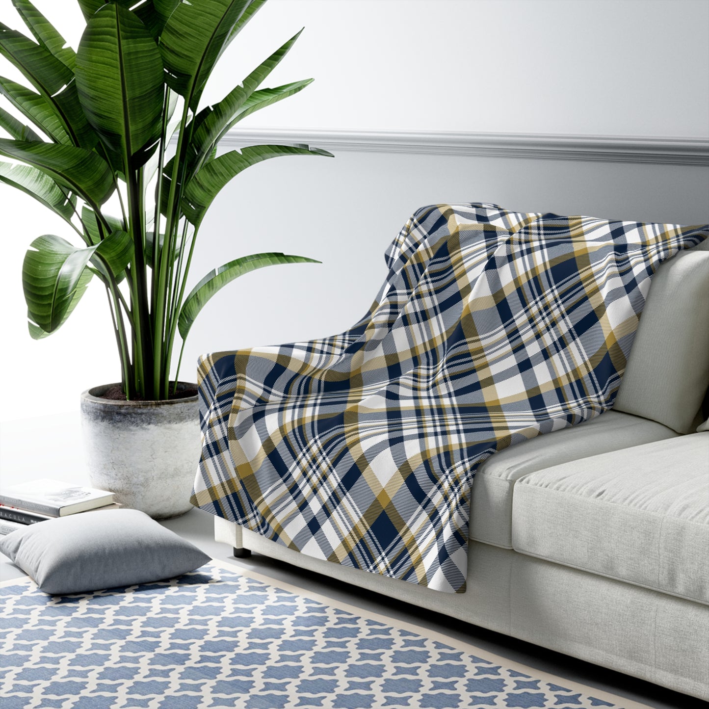 Sherpa Blanket | Notre Dame, Indiana | Tartan