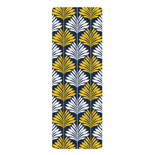 Yoga Mat | Yellow & Blue | Deco