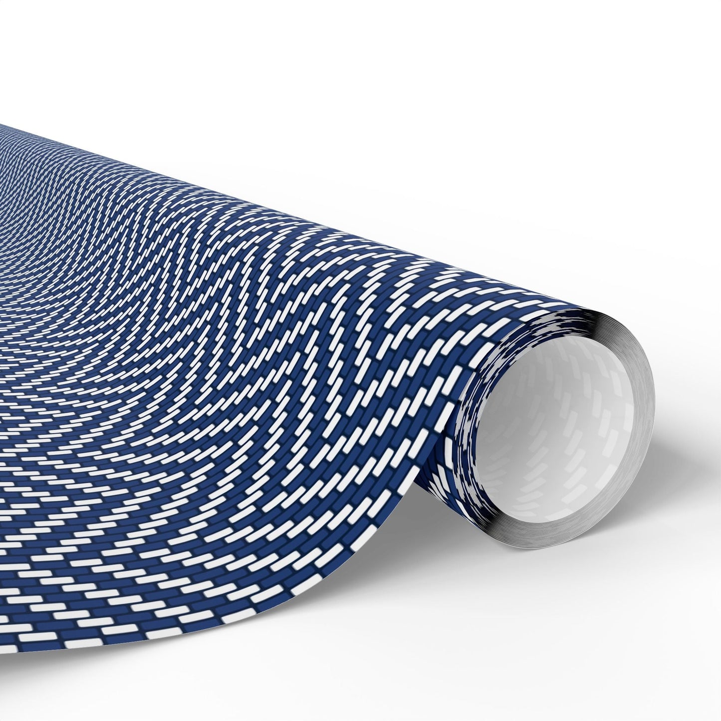Gift Wrap | Navy & White | Herringbone