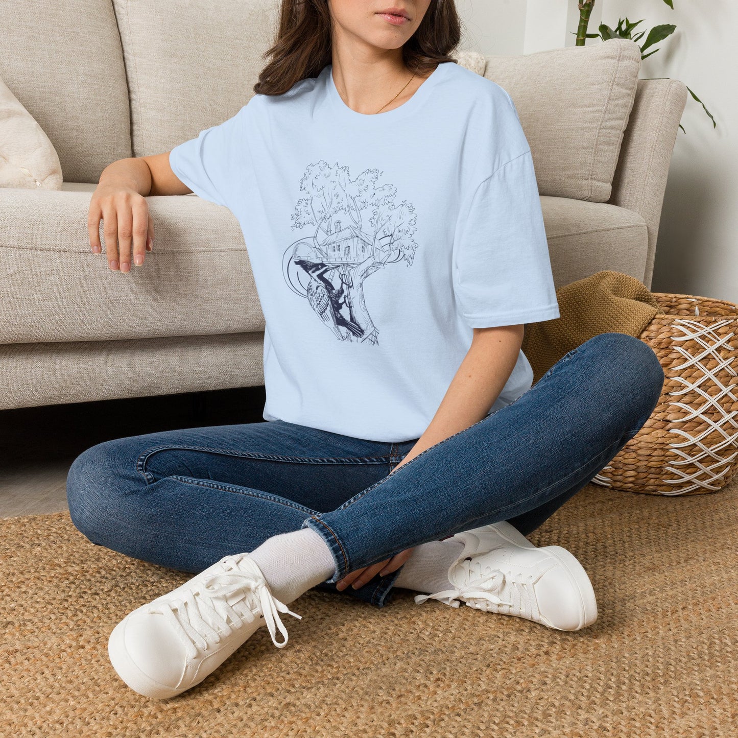 NYP Adult Tee | Woodpecker Construction