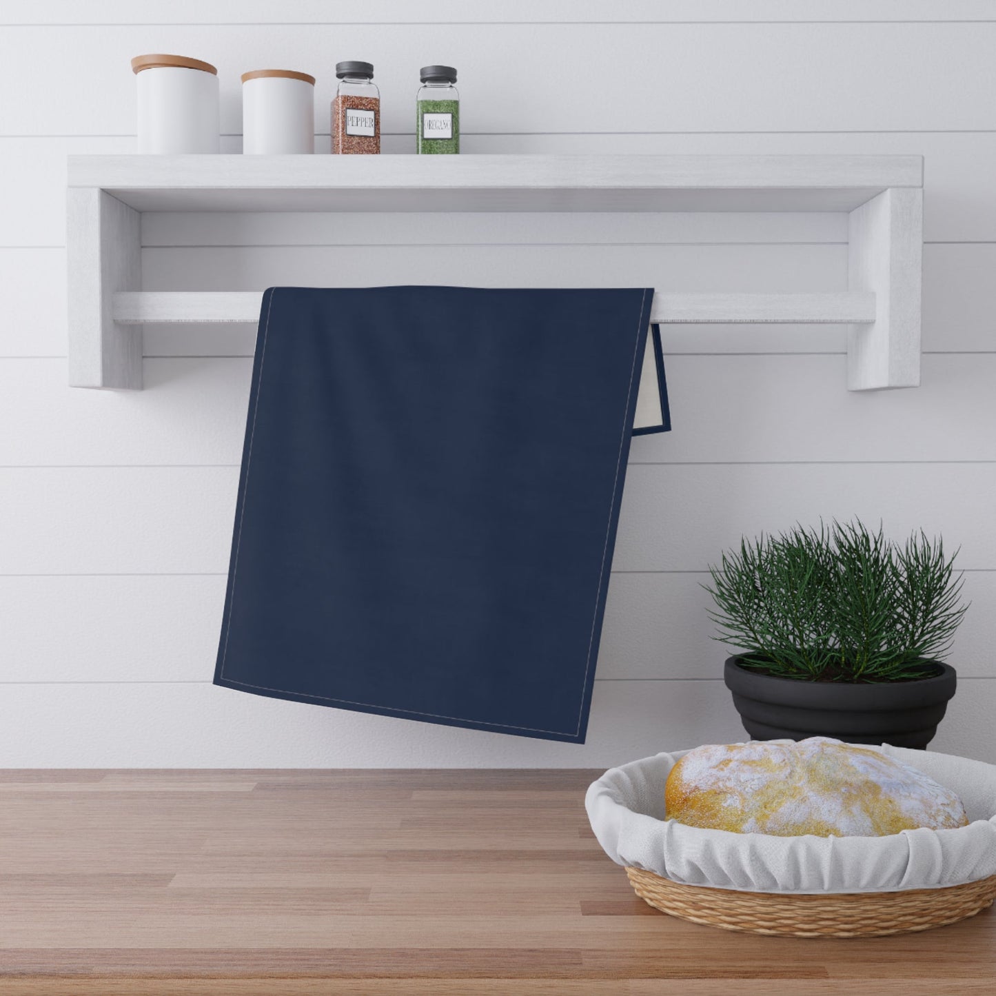 Tea Towels | Light Blue & White | Dark