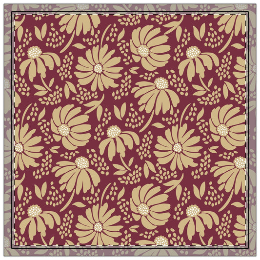 Napkins | Maroon & Gold | Bellis