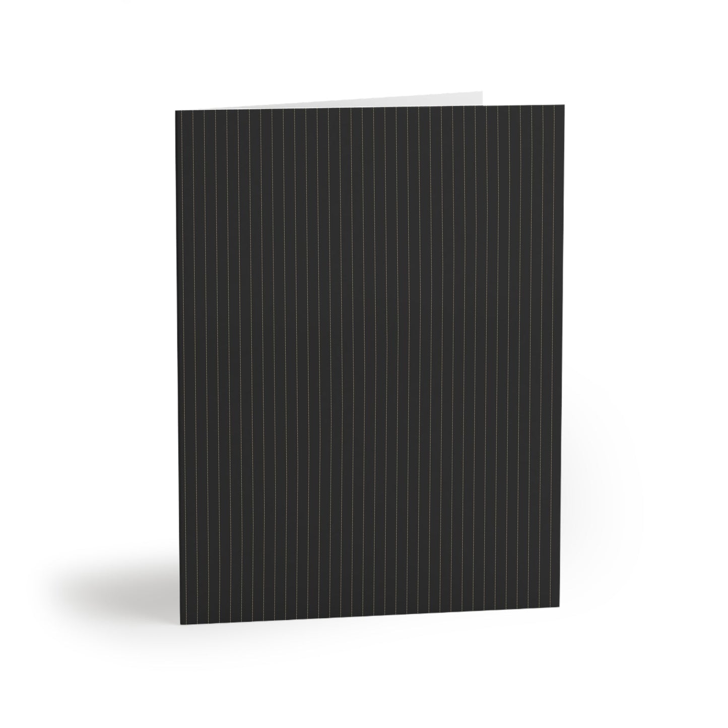 Notecards | Black & Gold | Pinstripe