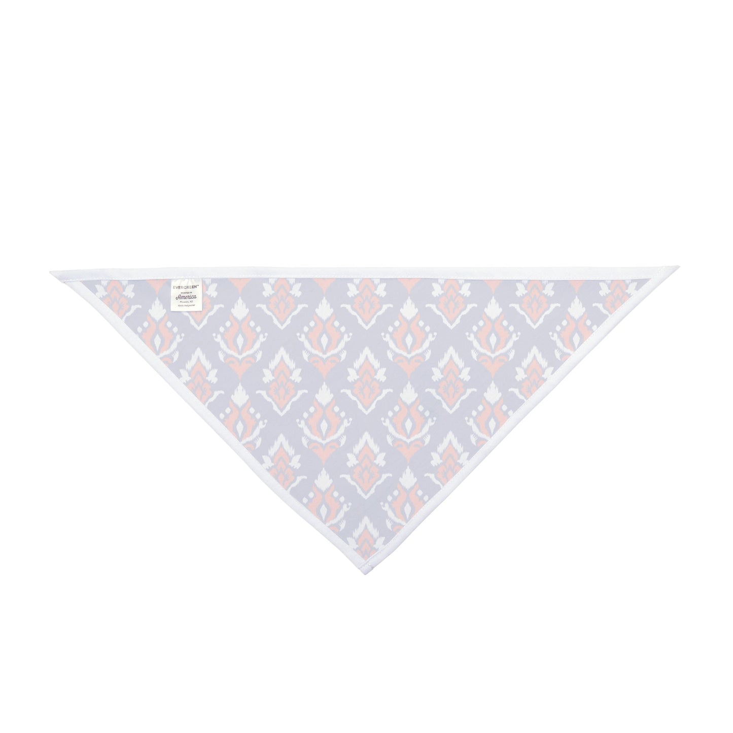 Pet Bandana | Bright Blue & Orange | Ikat
