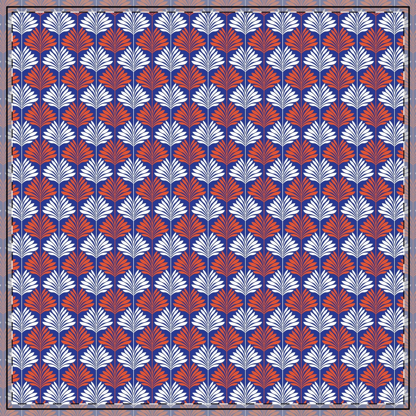 Tablecloth | Bright Blue & Orange | Deco