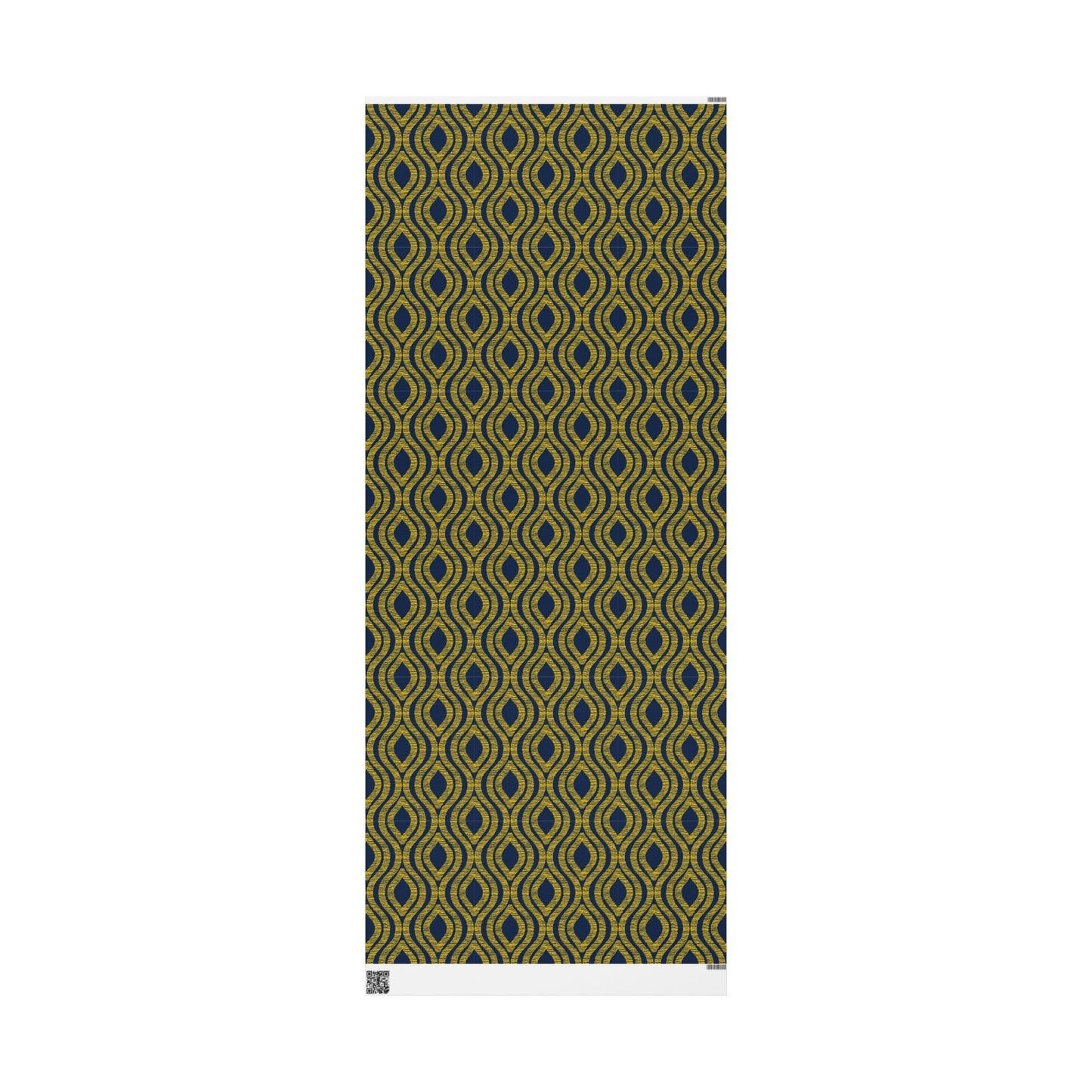 Gift Wrap | Yellow & Blue | Ogee