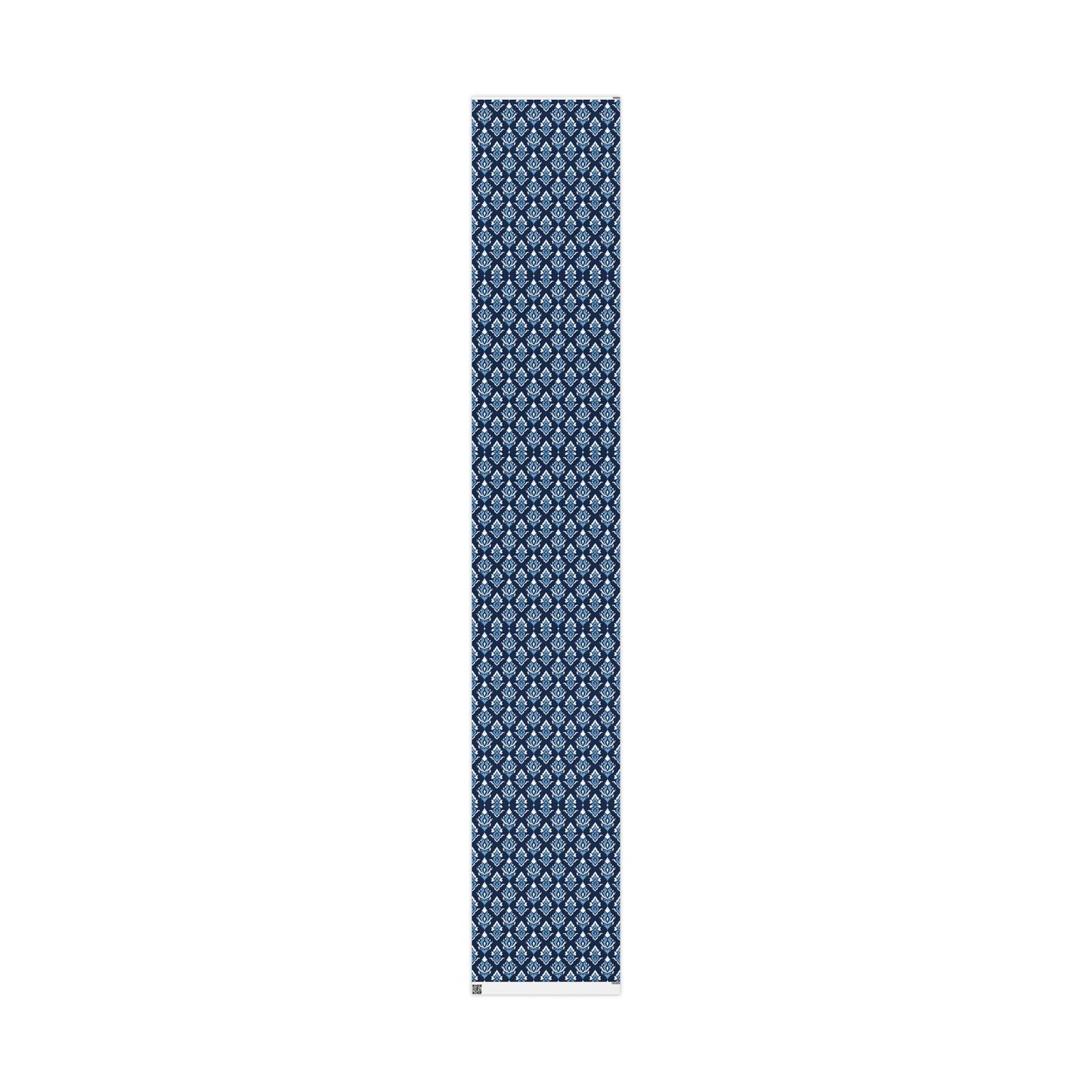Gift Wrap | Light Blue & White | Ikat
