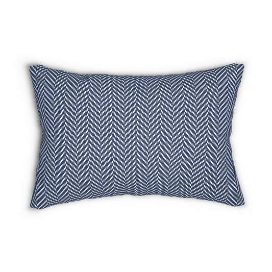 Pillow | Navy & White | Herringbone