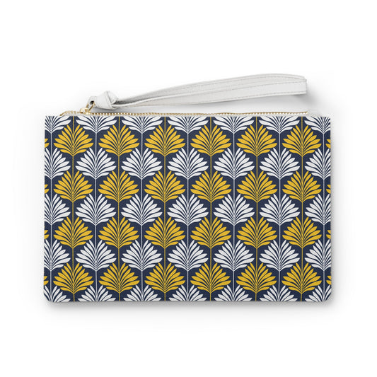 Clutch Bag | Yellow & Blue | Deco