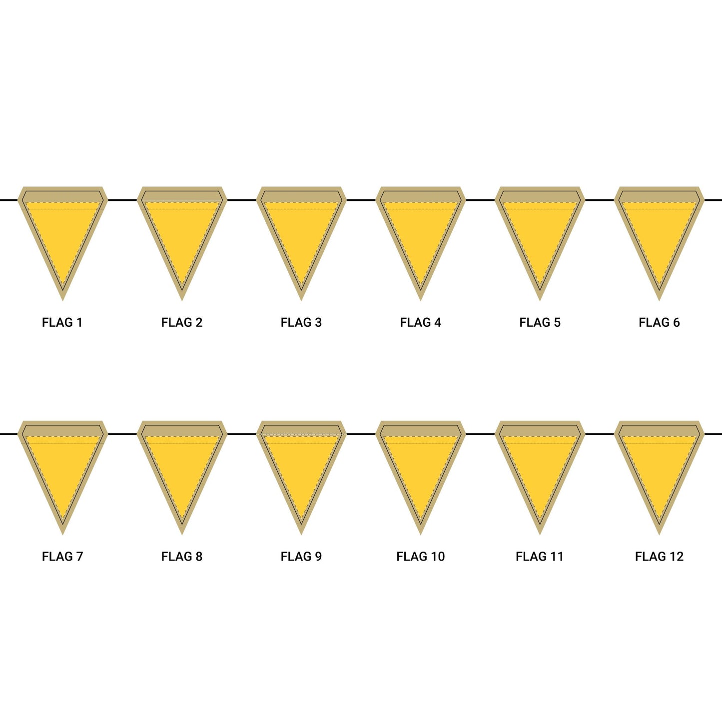 Flag Garland | Baton Rouge, Louisiana | Light�