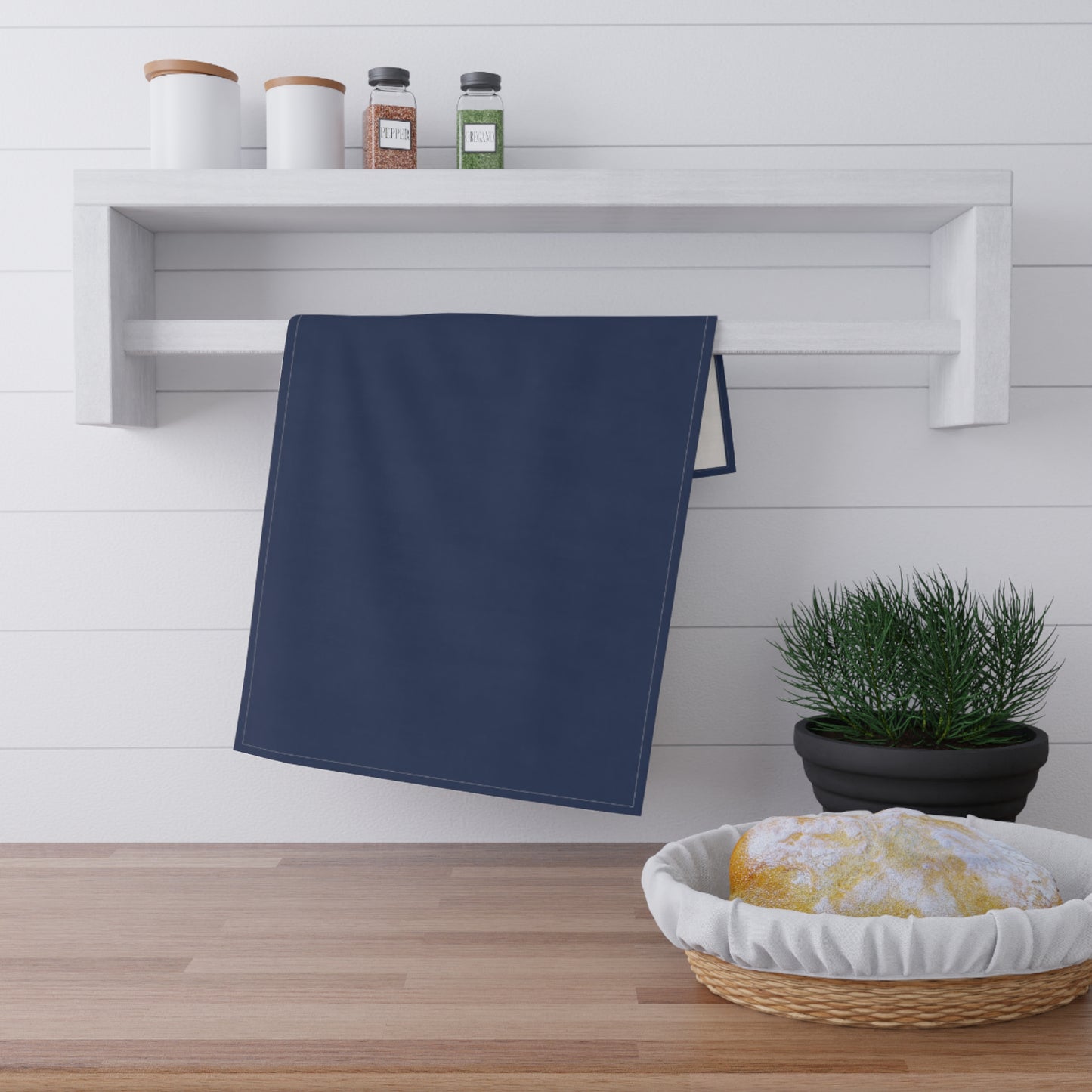 Tea Towel | Charlottesville, VA | Blue (Dark)