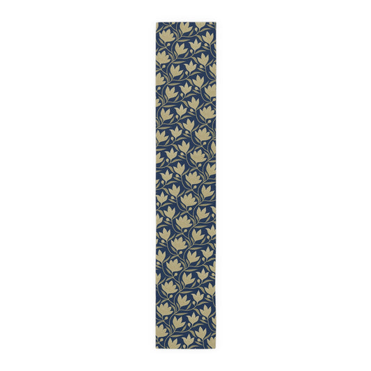 Table Runner | Blue & Gold | Magnolia