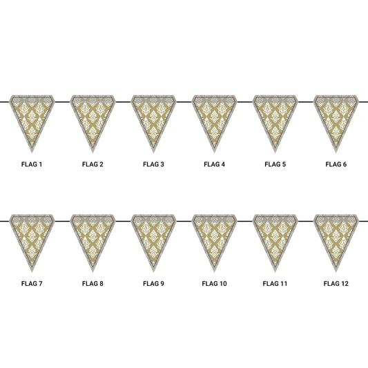 Flag Garland | Atlanta, Georgia | Ikat