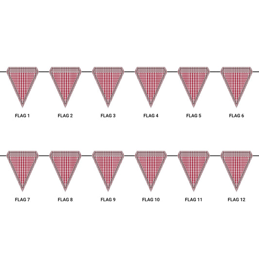 Flag Garland | Bloomington, Indiana | Tweed