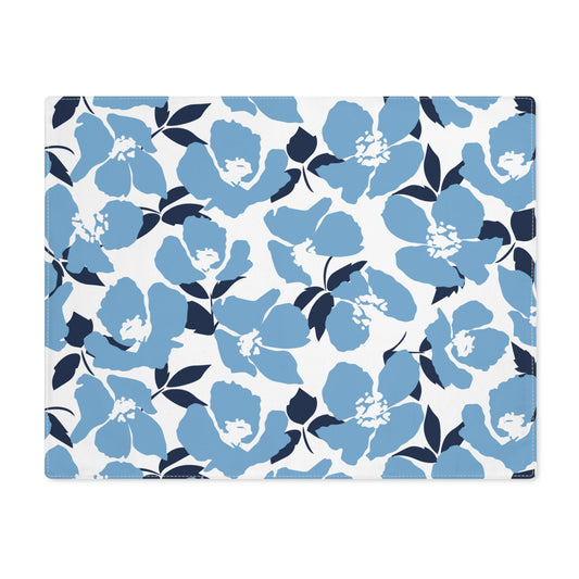Placemat | Light Blue & White | Poppy