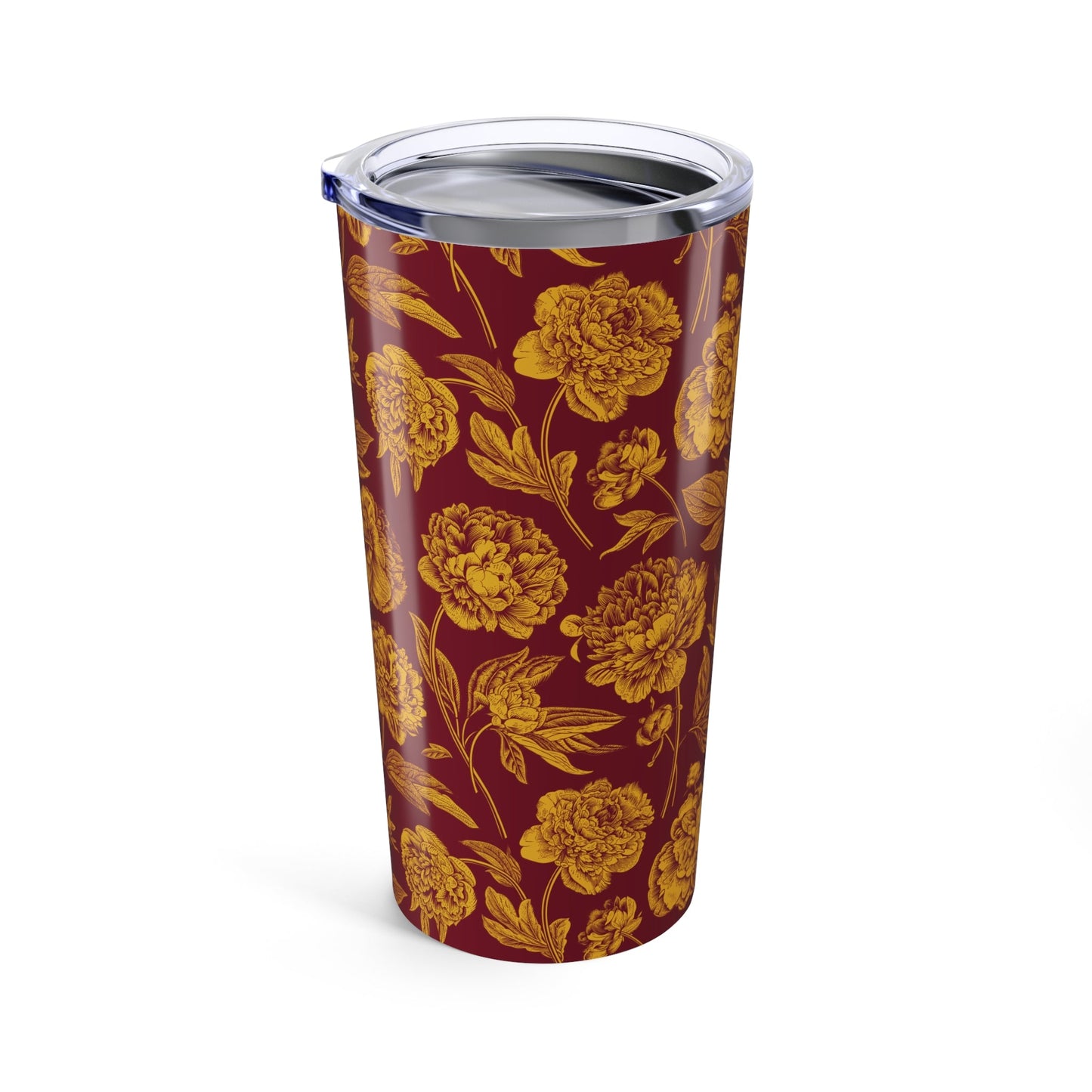 Tumbler | Red & Yellow | Peony
