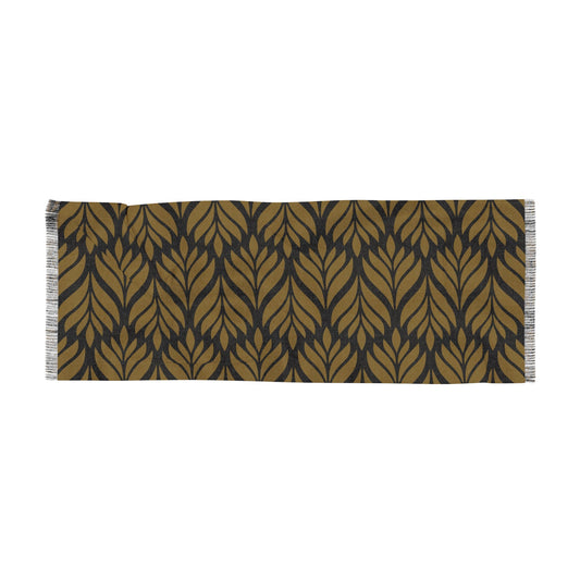 Scarf | Black & Gold | Palm