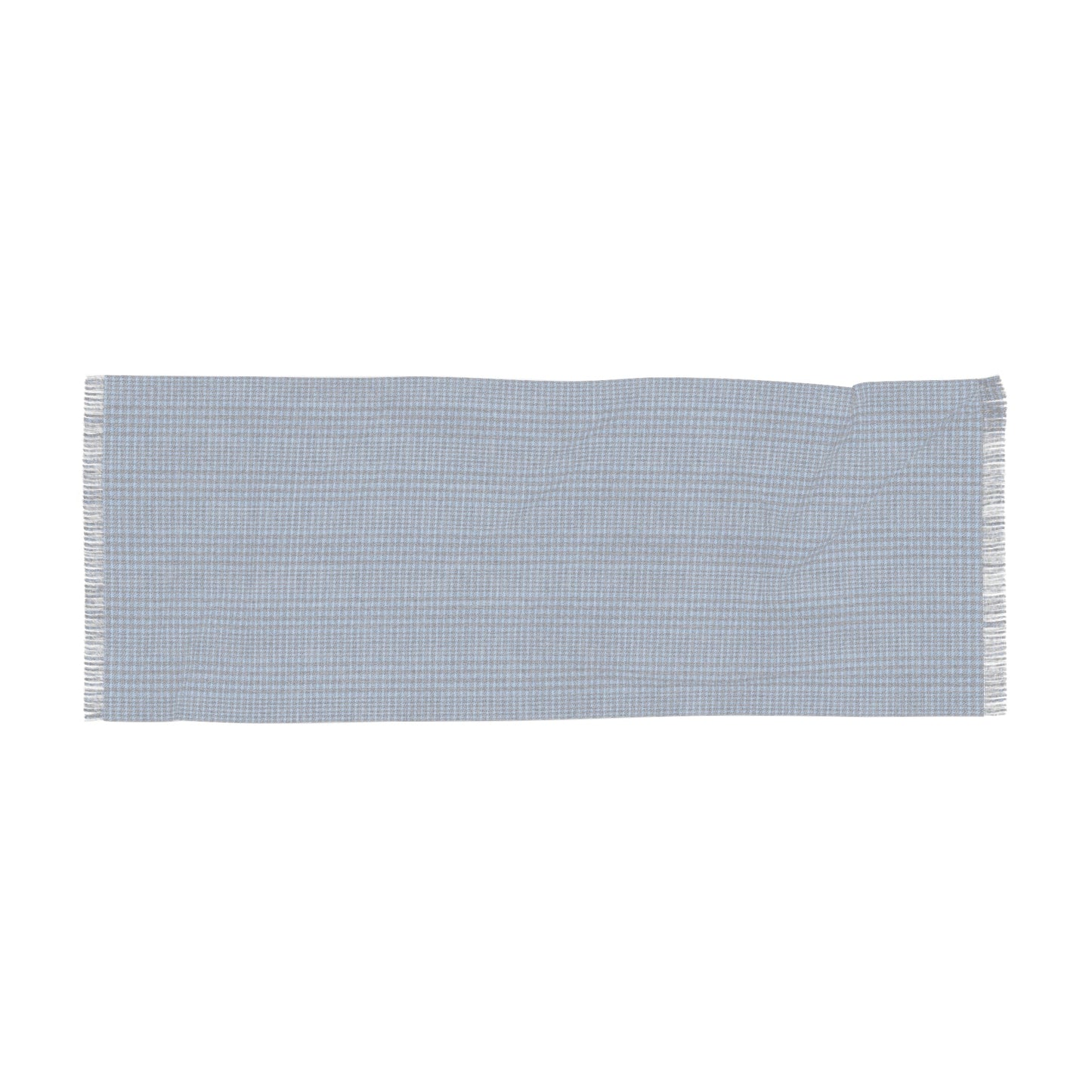 Scarf | Light Blue & White | Tweed